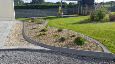 Lawn borders, and flower beds, shrub beds