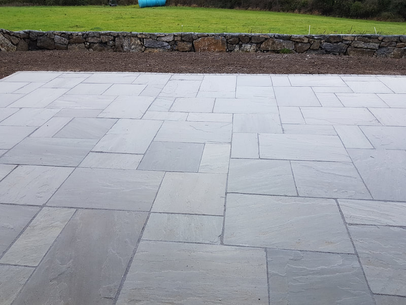 Indian sandstone paving, landscaping galway